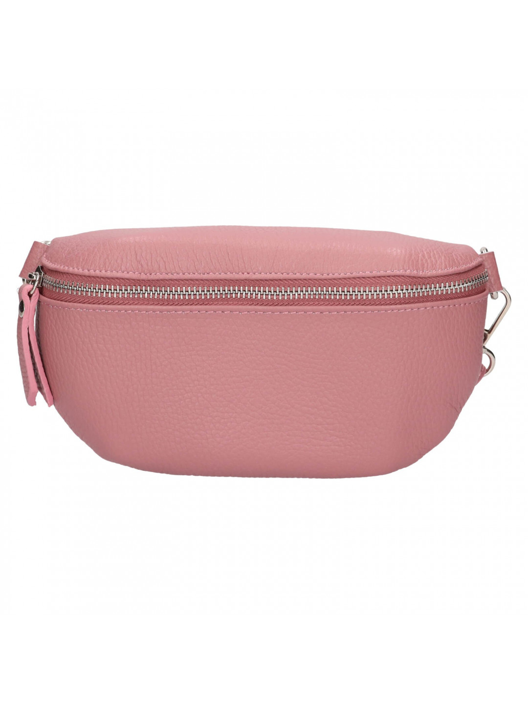 Dámská kožená ledvinka Italia Laura – růžová